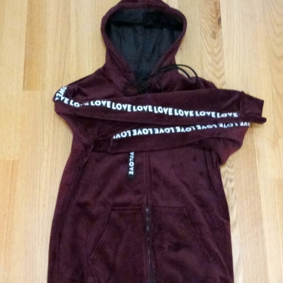 Winter Sherpa Fleece Lined Sweatsuit size S/M - Picture 2 of 5